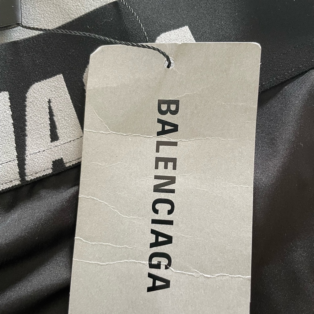 NWT. Balenciaga Black Bicycle Shorts #73 - Picture 6 of 6